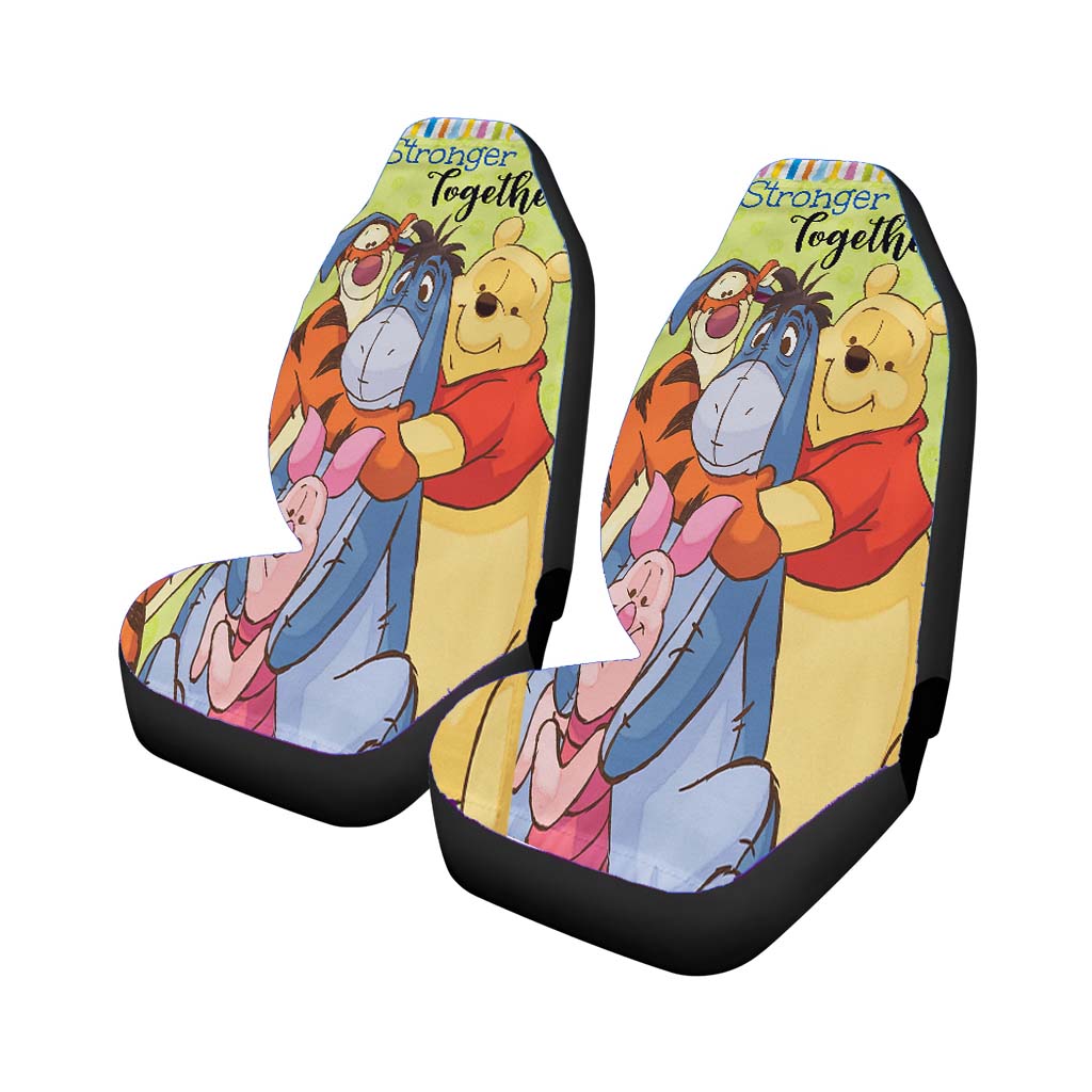 Disney Winnie The Pooh Stronger Together car Seat Covers