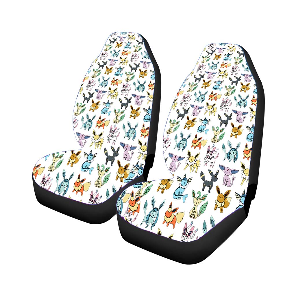 Eevee Evolutions Pattern car Seat Covers