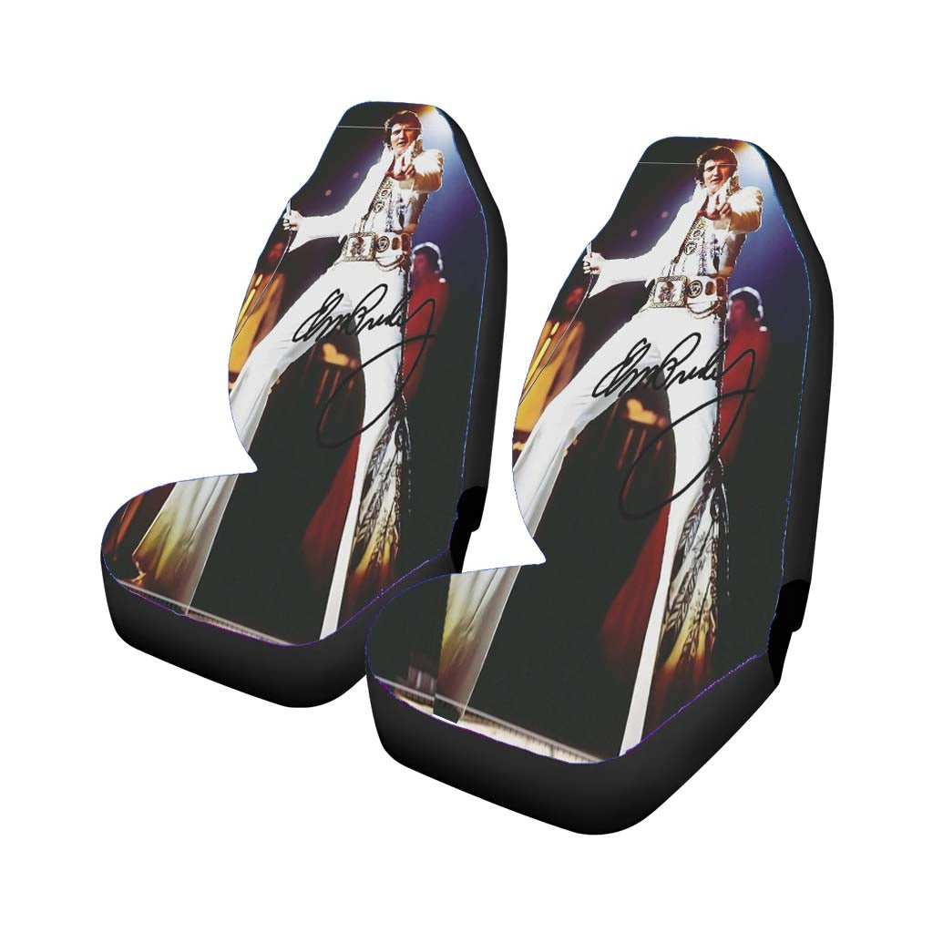 Elvis Presley In Concert Singing And Dancing Garden car Seat Covers