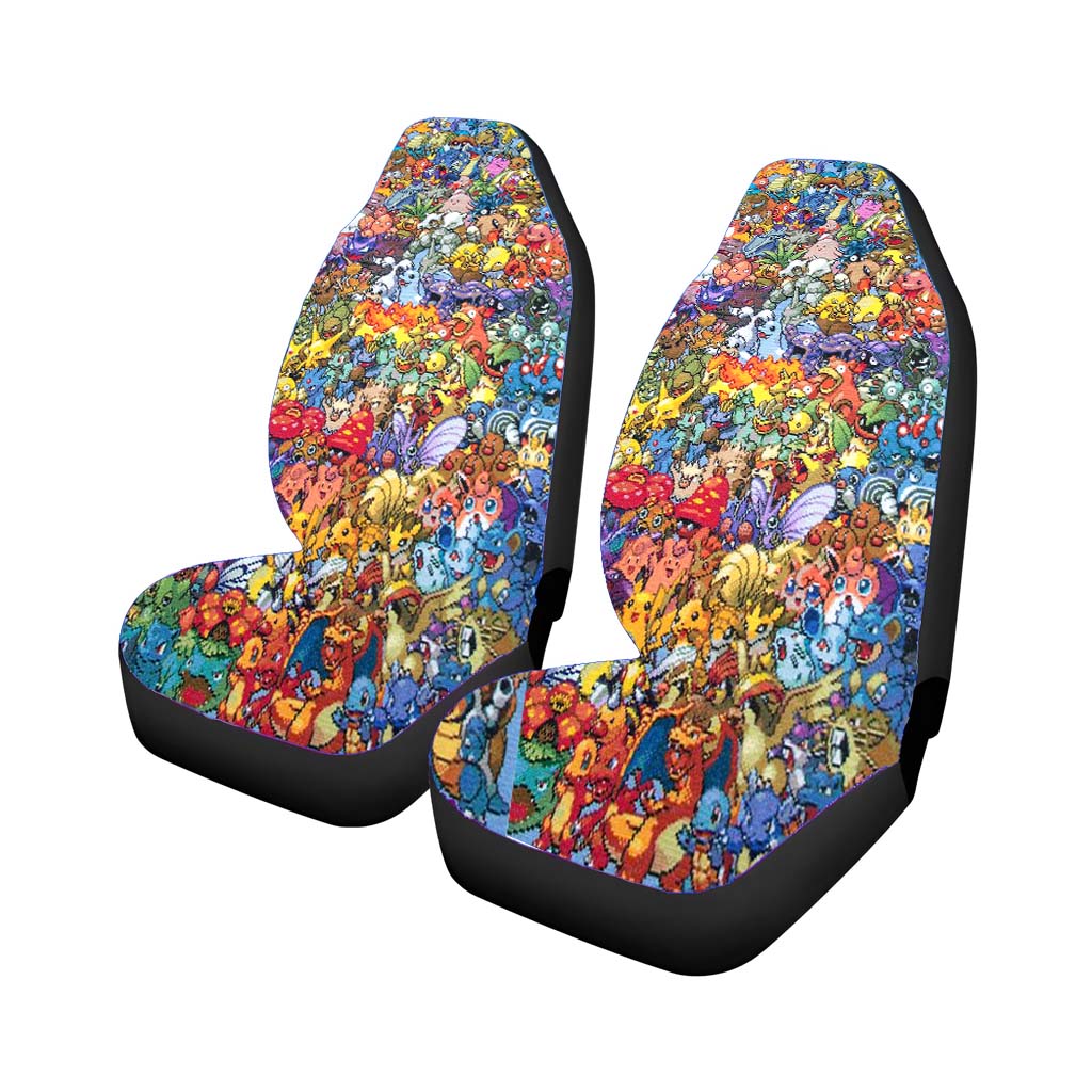 Epic All Pokemon Generations Cross Stitch Patterns car Seat Covers