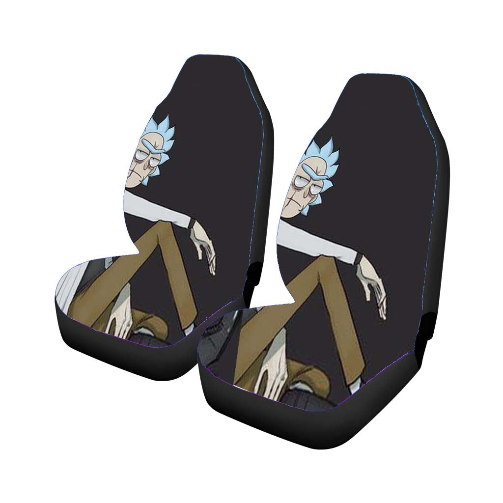 Evil Rick And Morty car Seat Covers