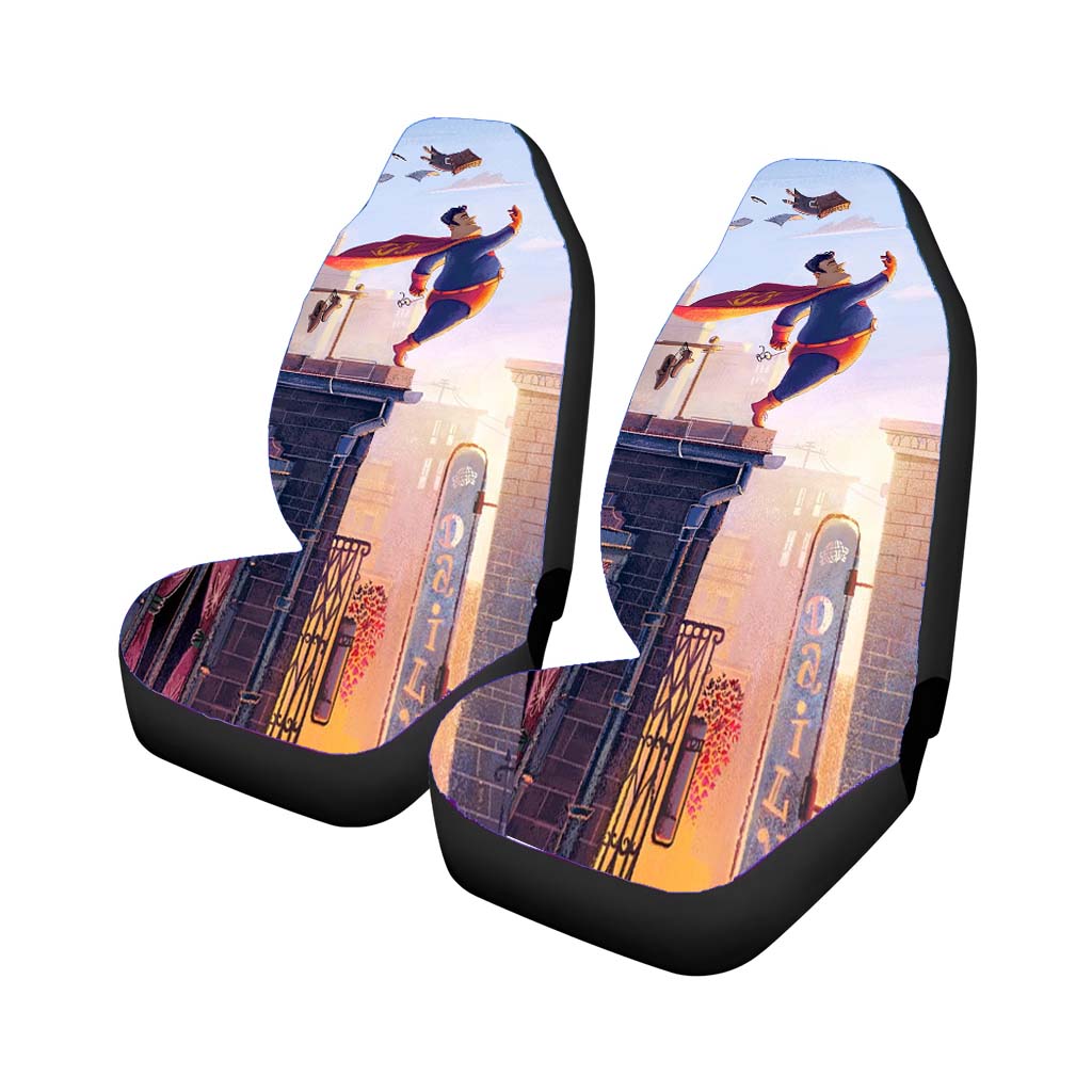 Fat Superman car Seat Covers