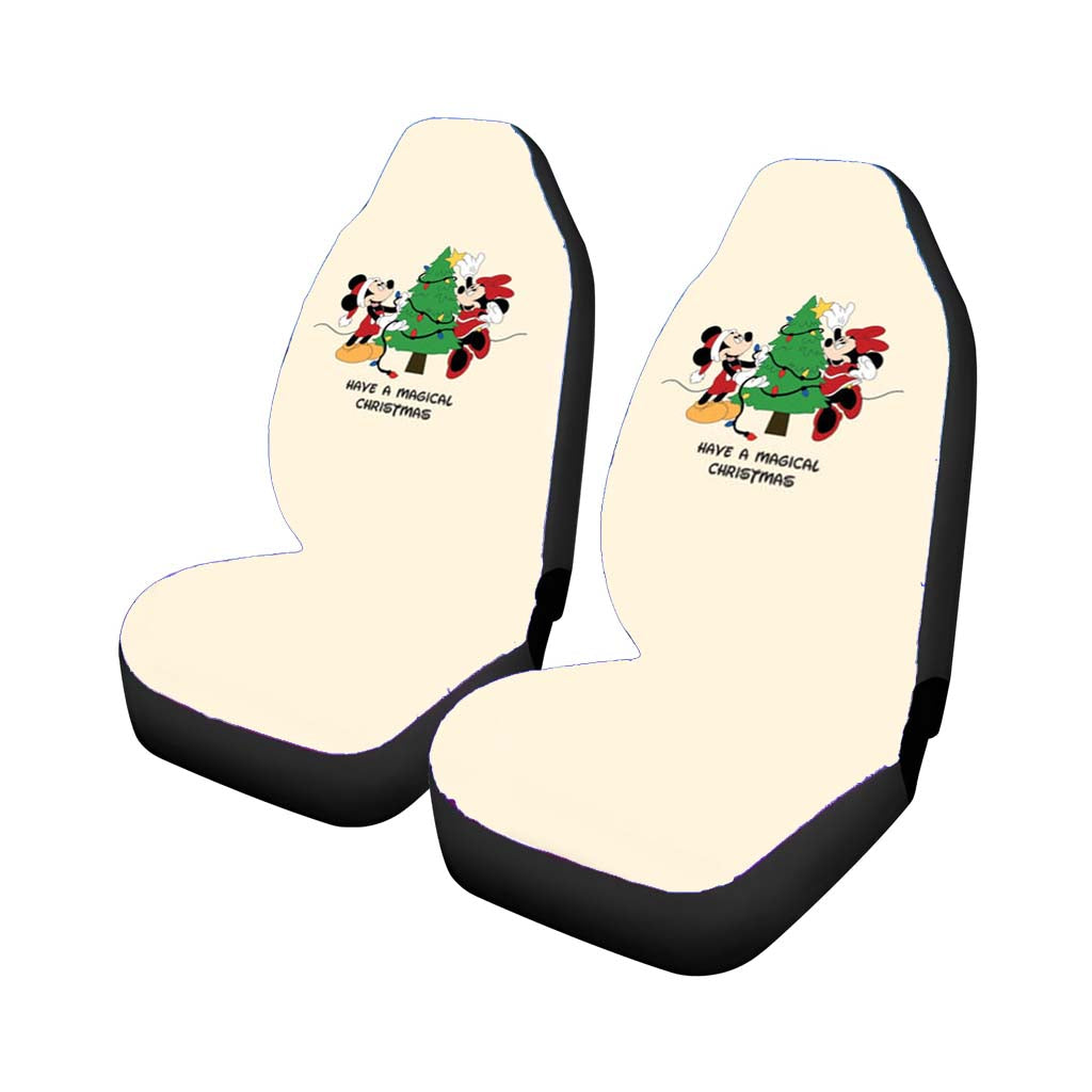 Festive Fairytale Mice - Christmas car Seat Covers