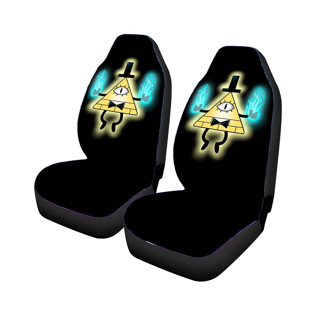Flame Bill Cipher Gravity Falls car Seat Covers