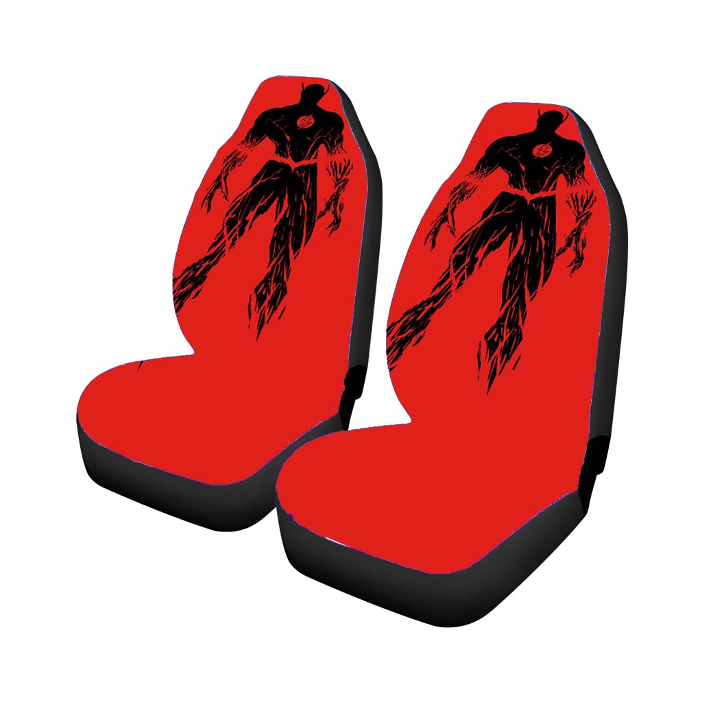 Flash Cartoon Red car Seat Covers
