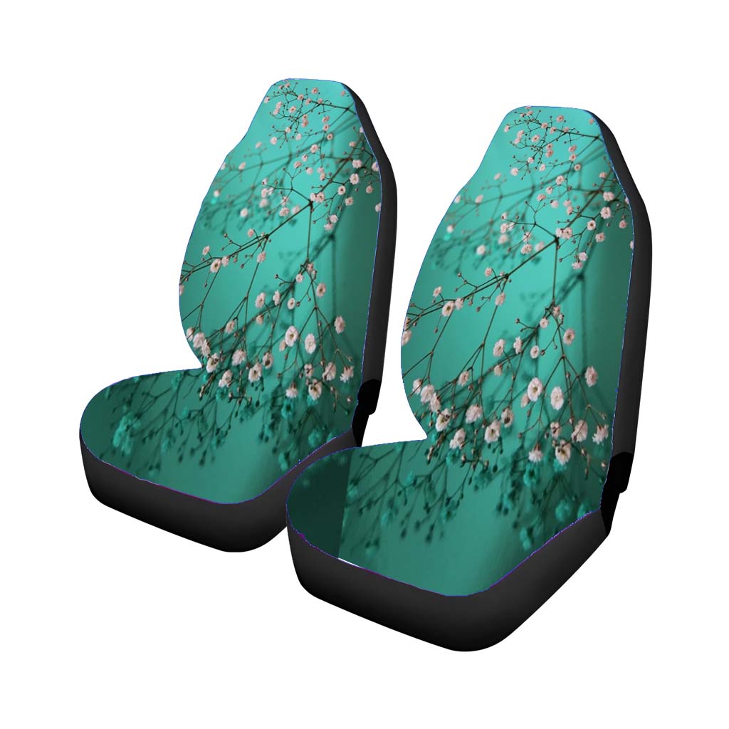 Flower Green car Seat Covers