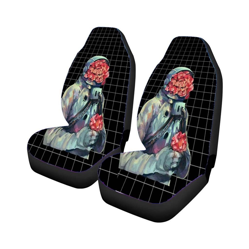 Flower Spaceman August car Seat Covers