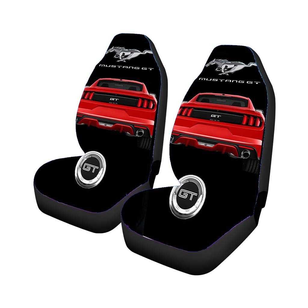Ford Mustang Gt Red Car car Seat Covers