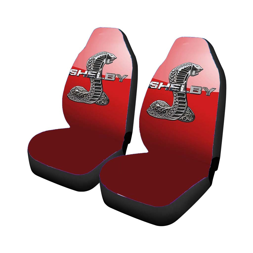 Ford Mustang Shelby Cobra Red Logo car Seat Covers
