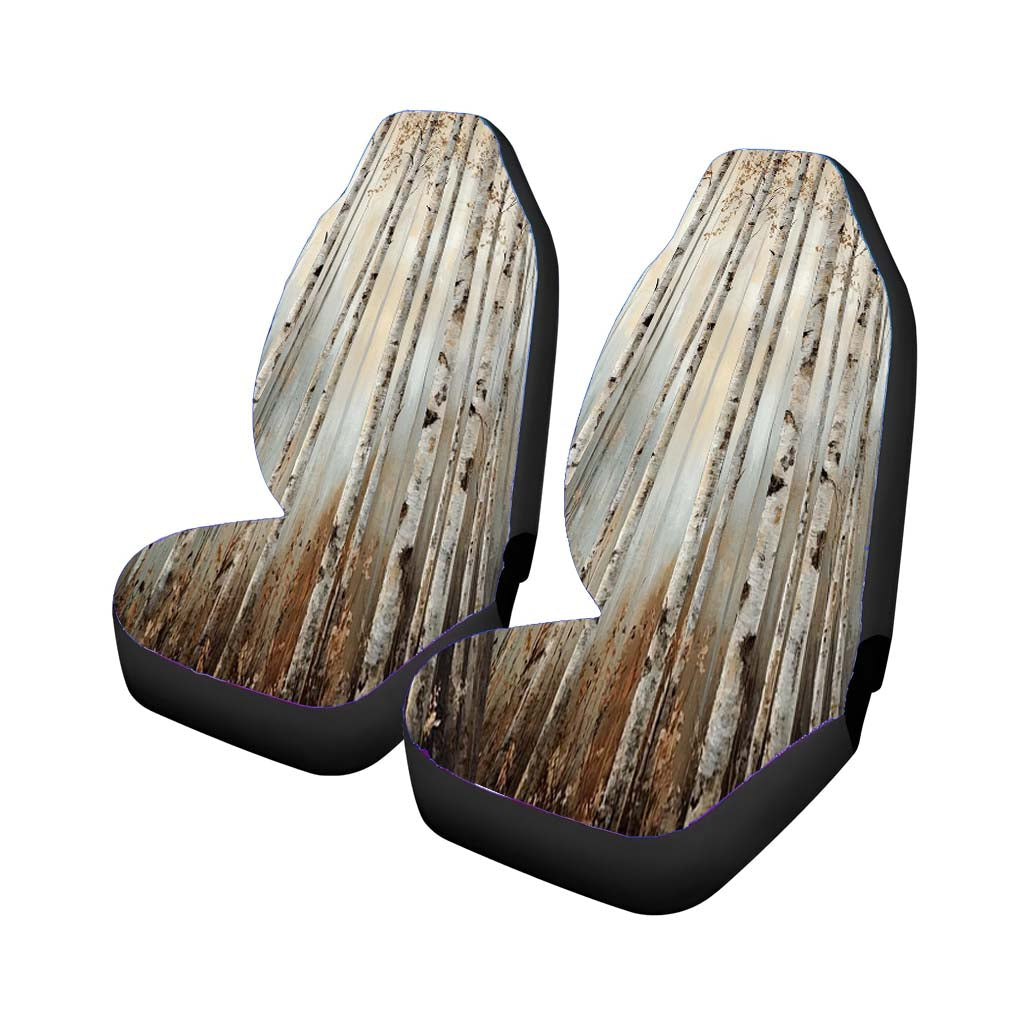 Forest Birch Trees car Seat Covers