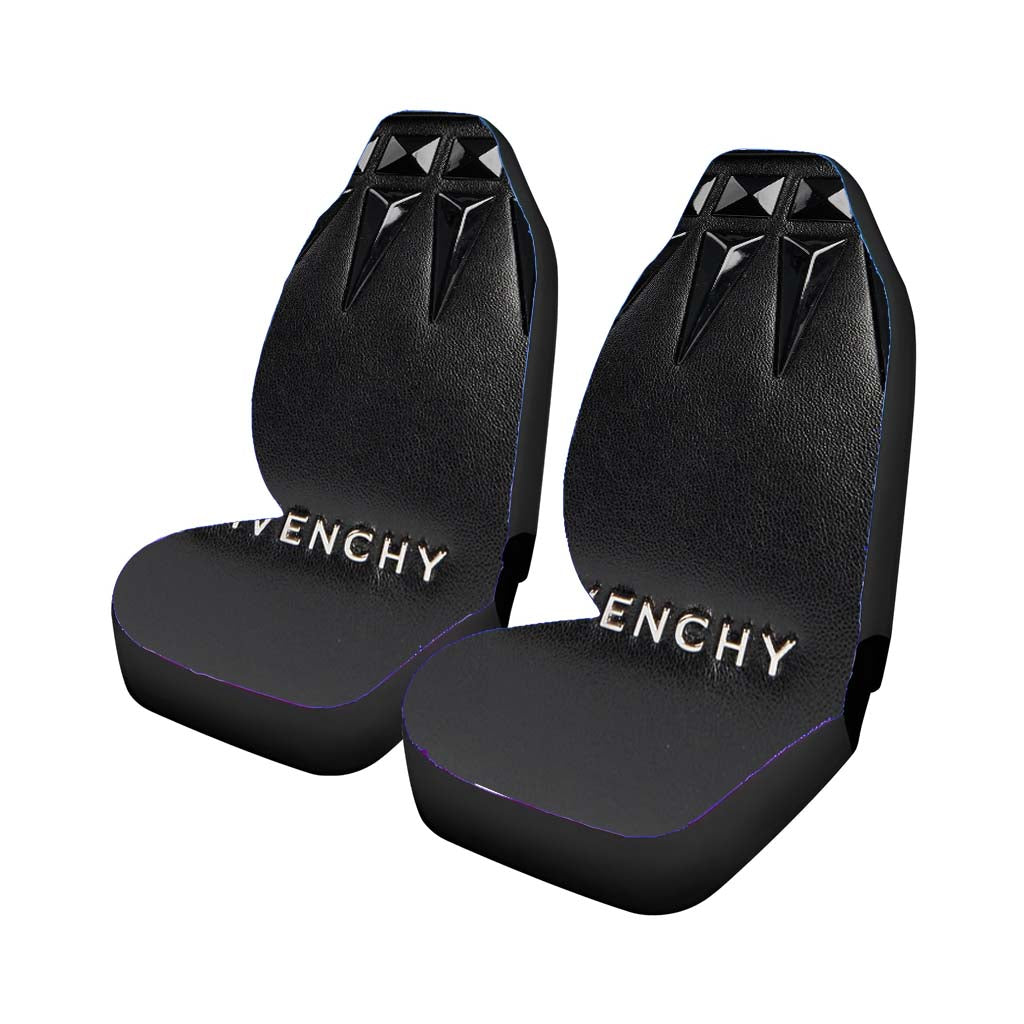 Givenchy Black Leather And Nylon car Seat Covers