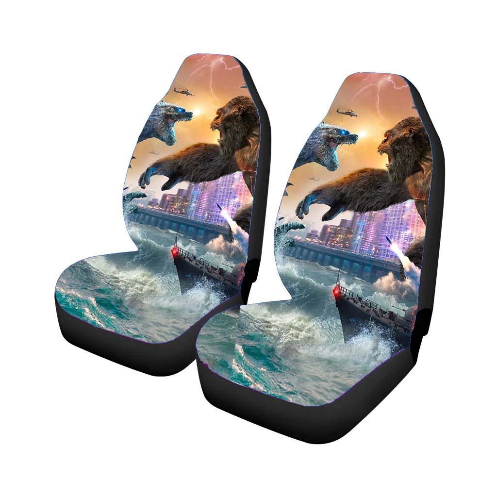Godzilla car Seat Covers