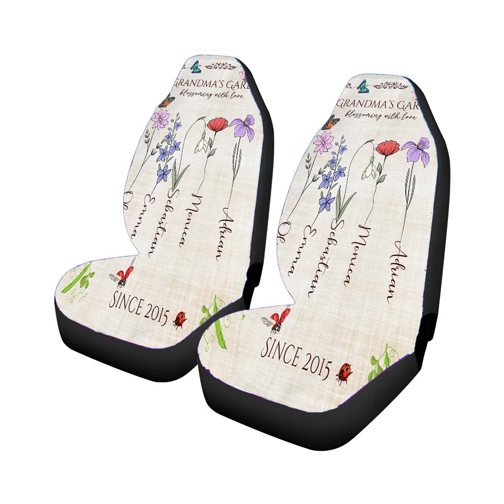 Grandma Garden car Seat Covers