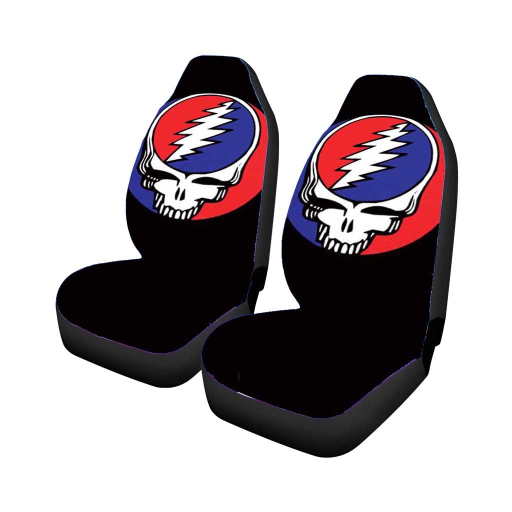Grateful Dead Skull On Blk car Seat Covers