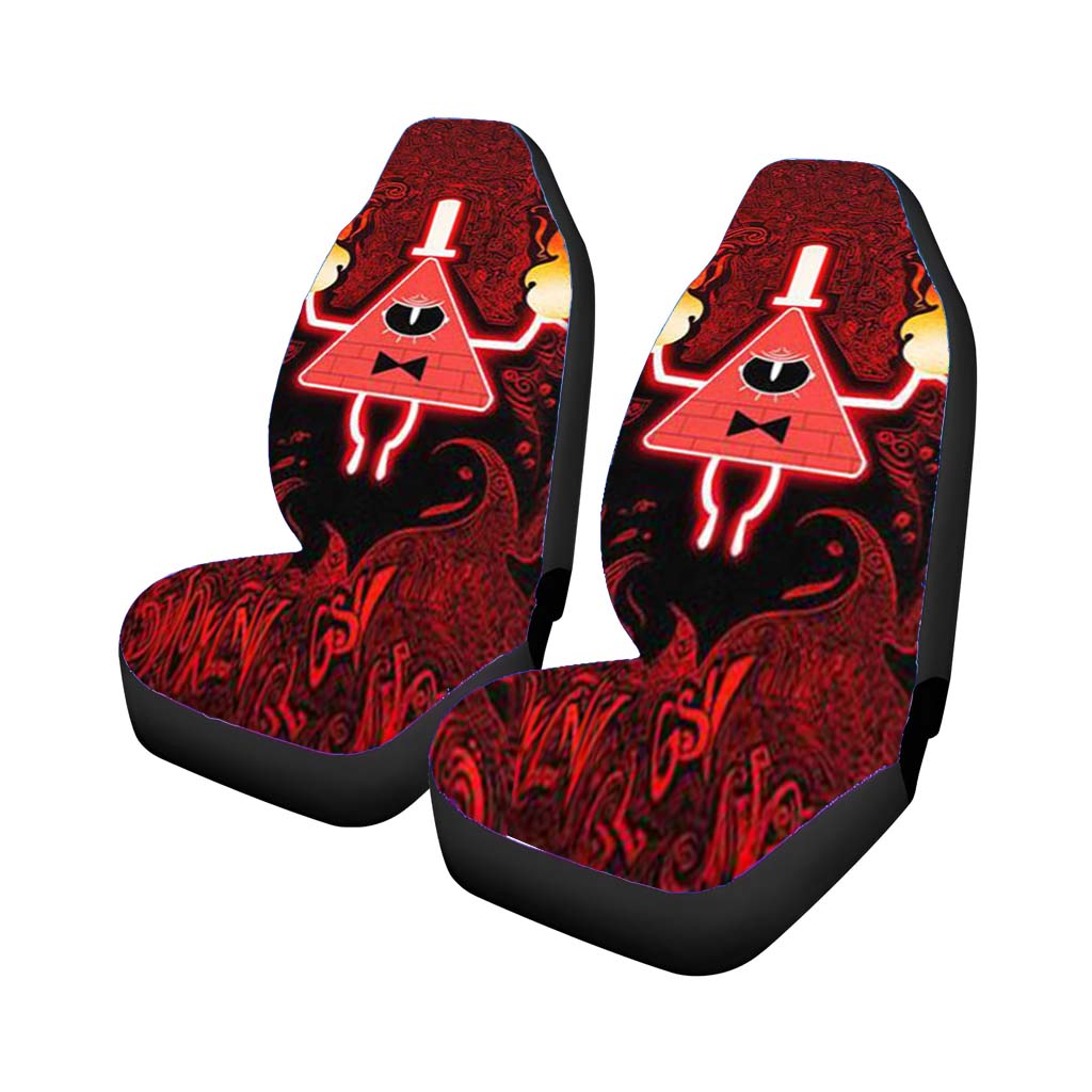 Gravity Falls Angry Bill Cipher car Seat Covers