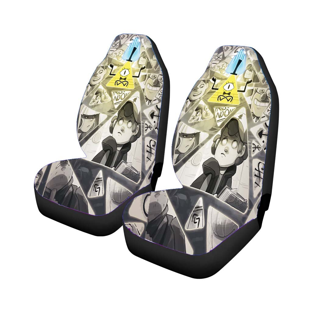 Gravity Falls Trust No One car Seat Covers