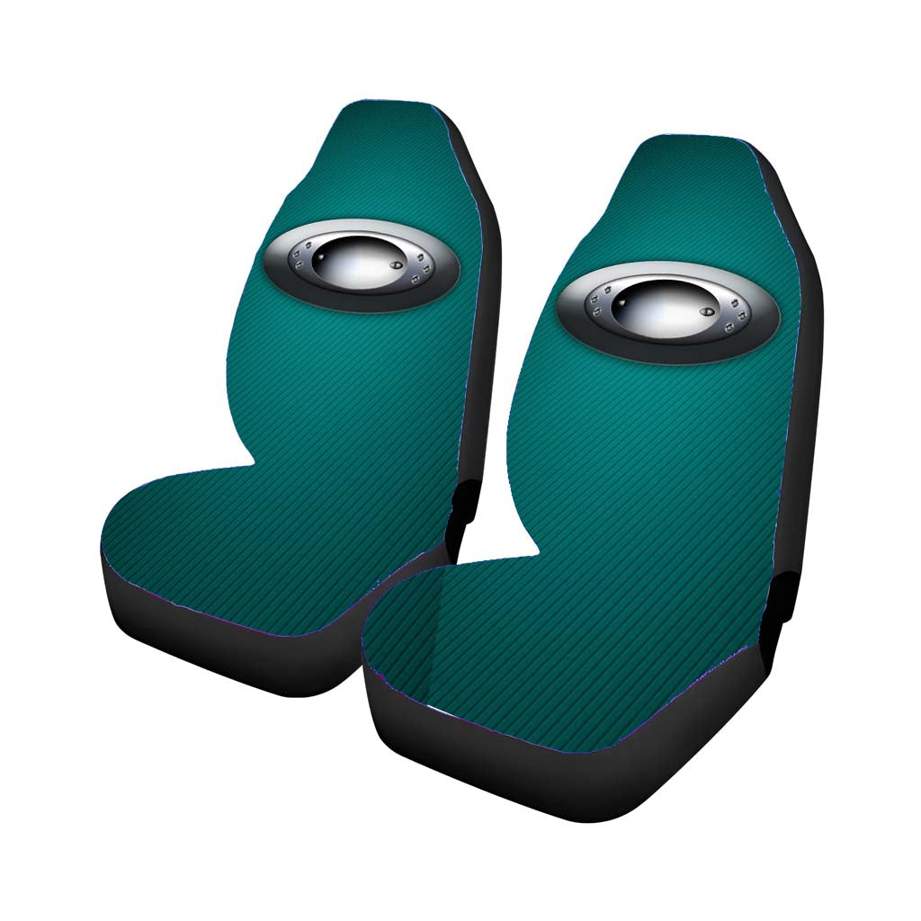 Green Tosca Oakley Logo car Seat Covers