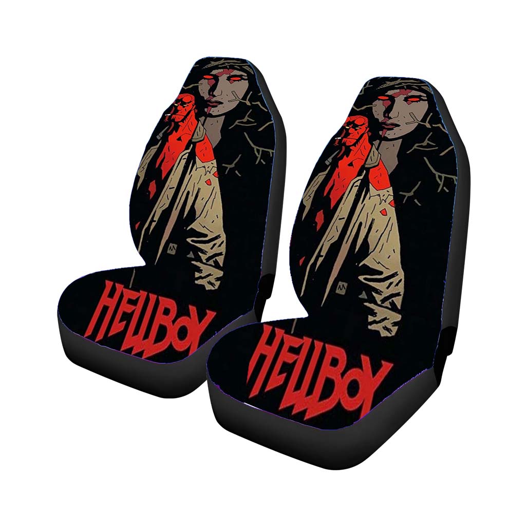 Hellboy Cool Illustration car Seat Covers