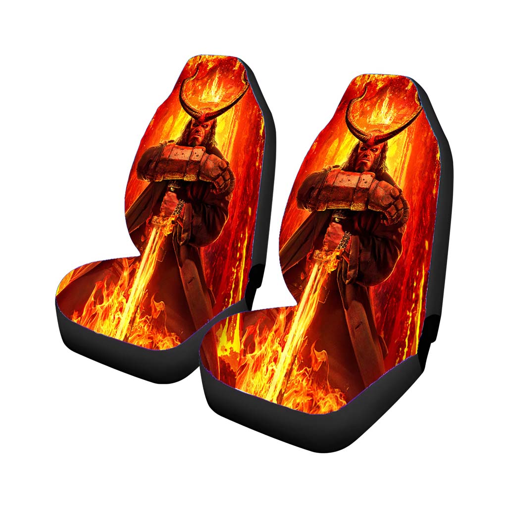Hellboy Fire Po car Seat Covers