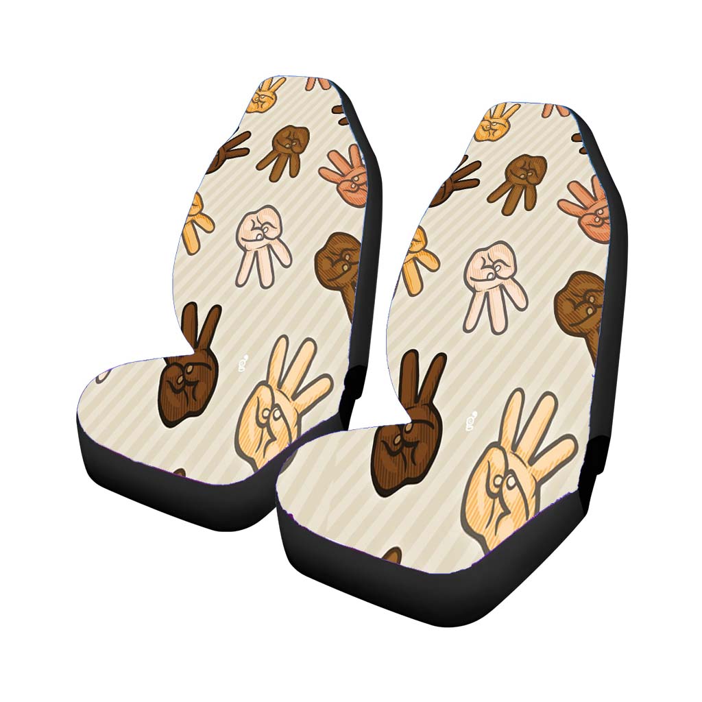 Hiiipower Hands Pattern car Seat Covers