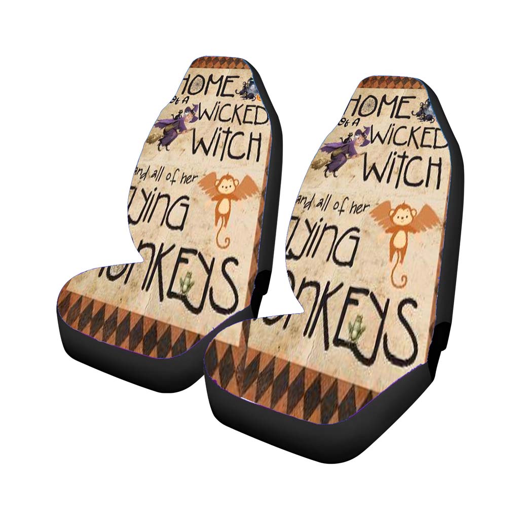 Home Of A Wicked Witch And All Of Her Flying Monkeys car Seat Covers