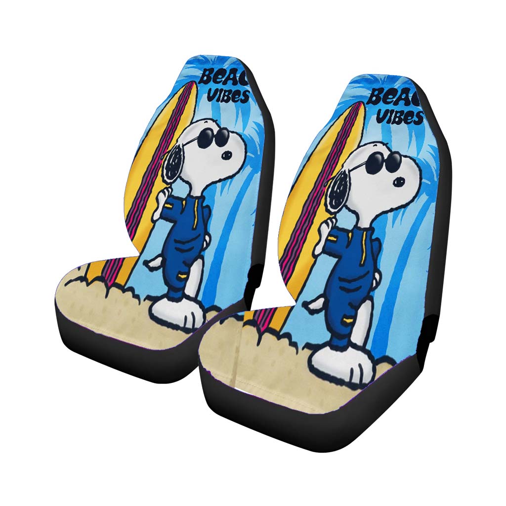 Home Peanuts Summer Beachhouse car Seat Covers
