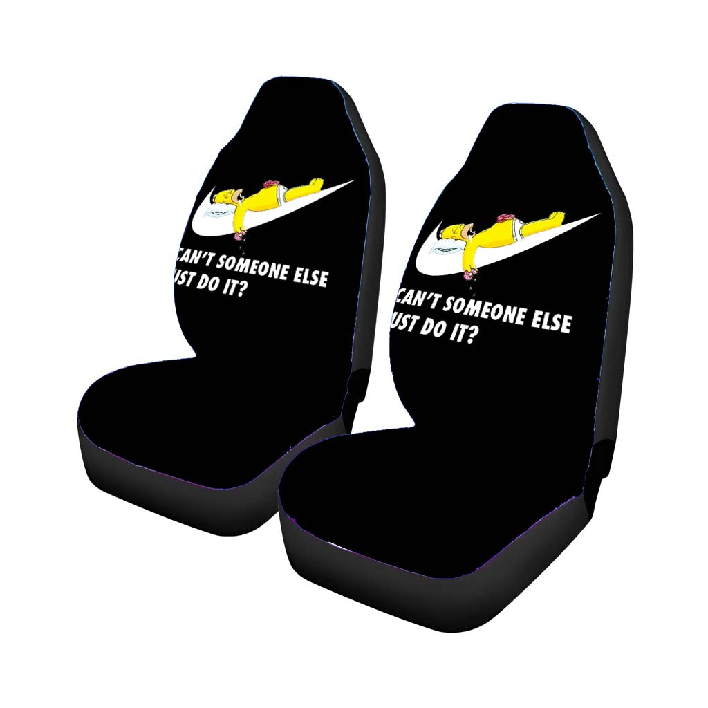 Homer Simpson Nike Black car Seat Covers