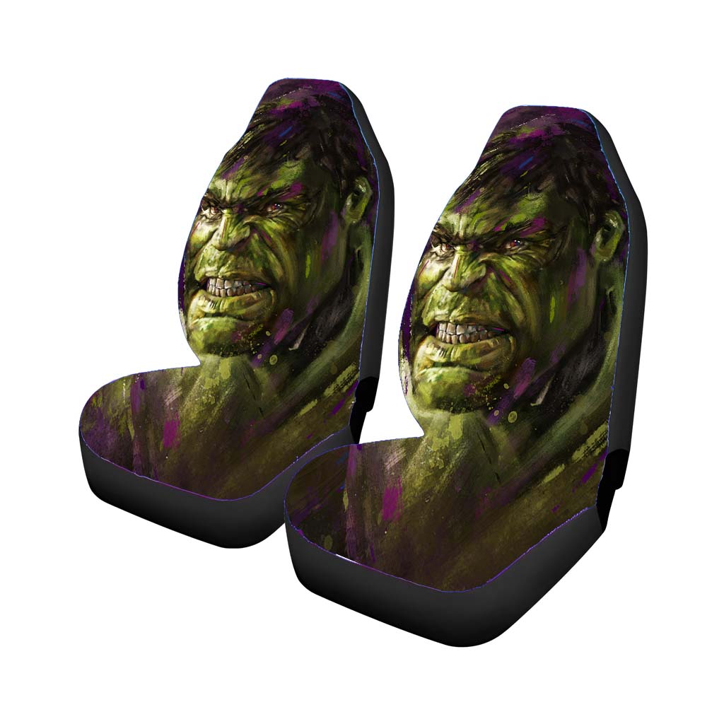 Hulk Illustration 2 car Seat Covers