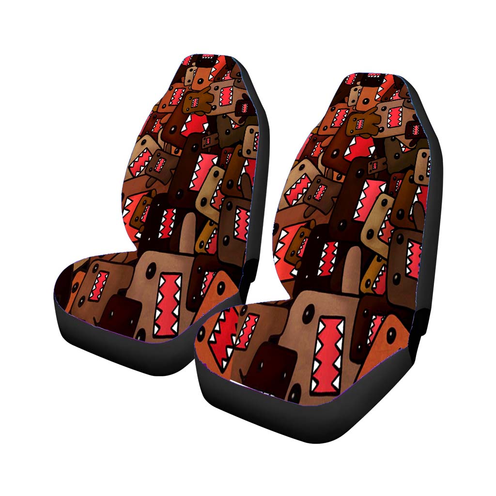 I Love Domo Kun College car Seat Covers