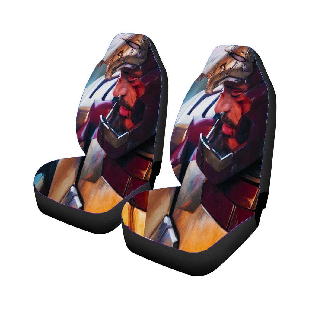Iron Man Battle Damaged car Seat Covers