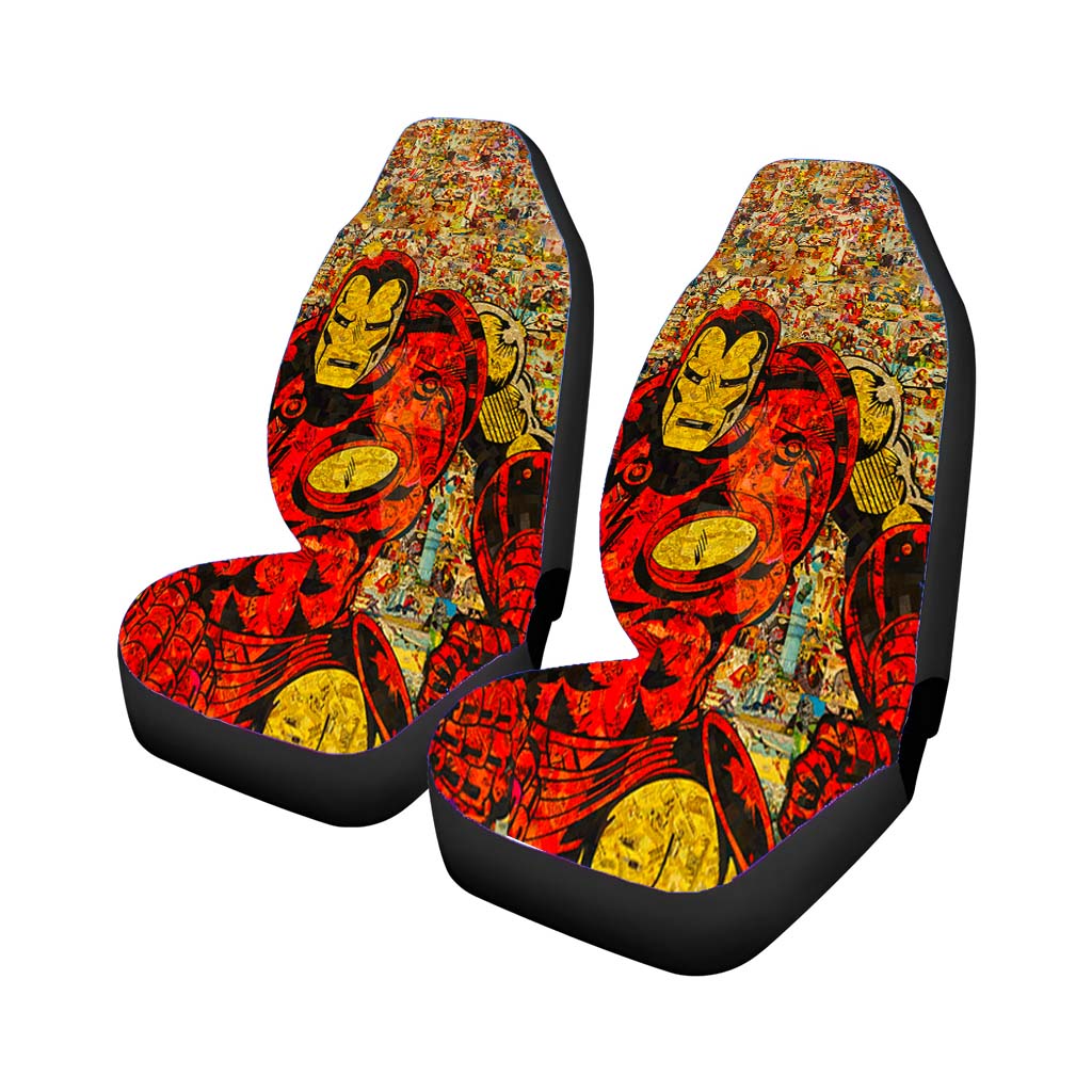 Iron Man Comic car Seat Covers