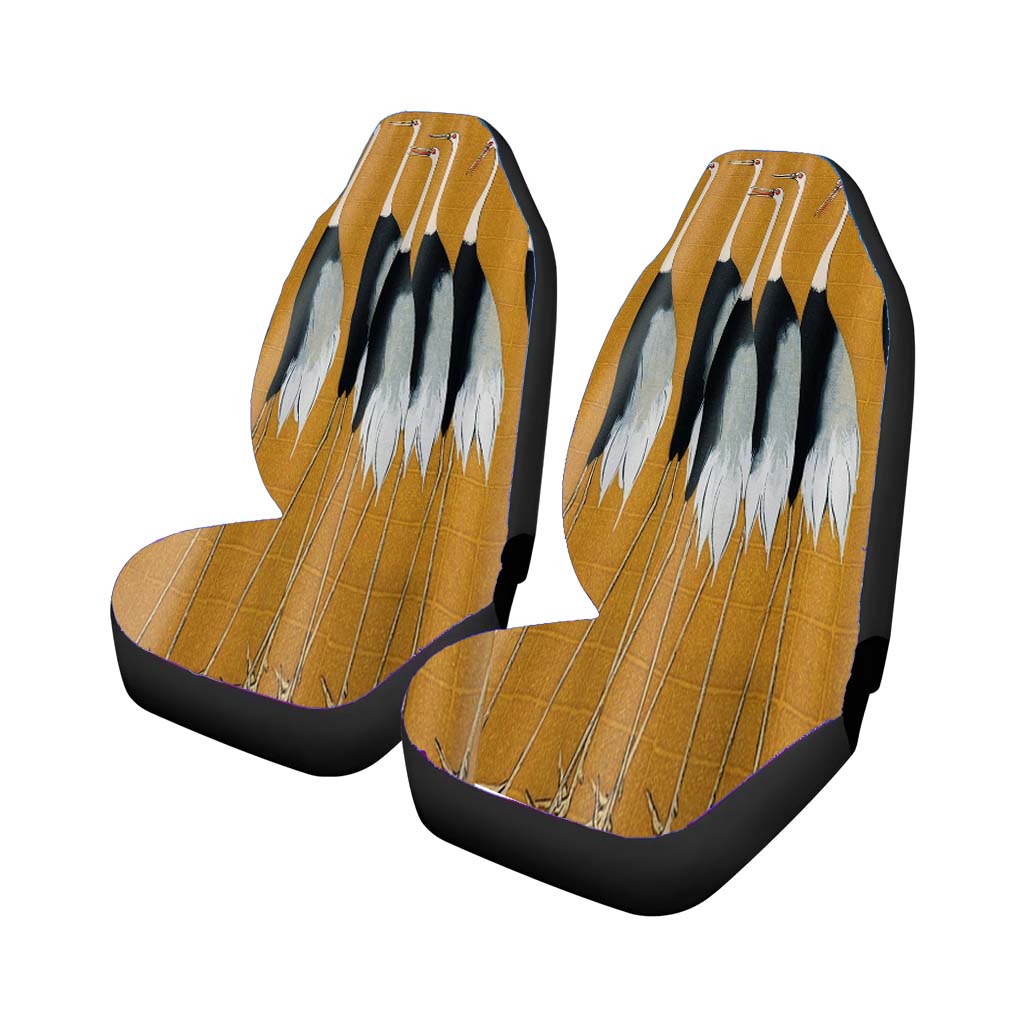Japanese Crane car Seat Covers