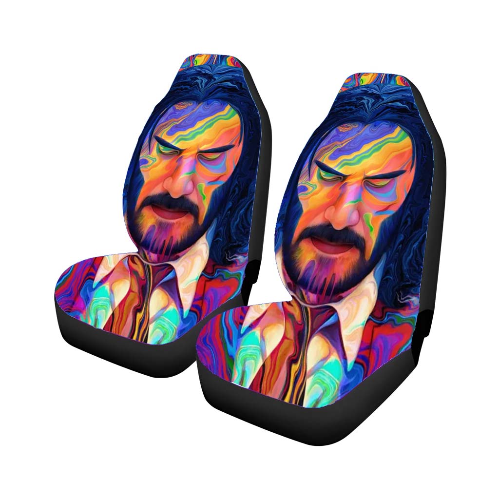 John Wick 3 Abstract Painting car Seat Covers