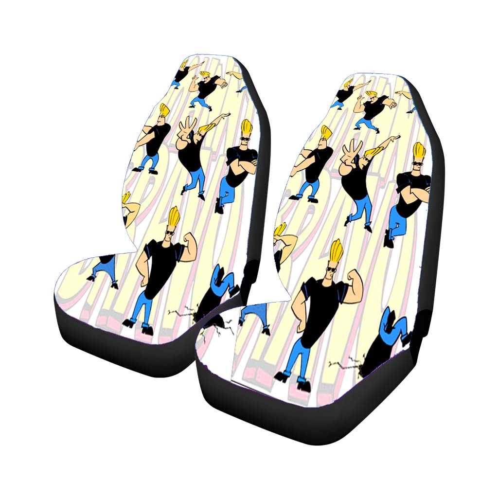 Johnny Bravo Pattern Wallpaper car Seat Covers