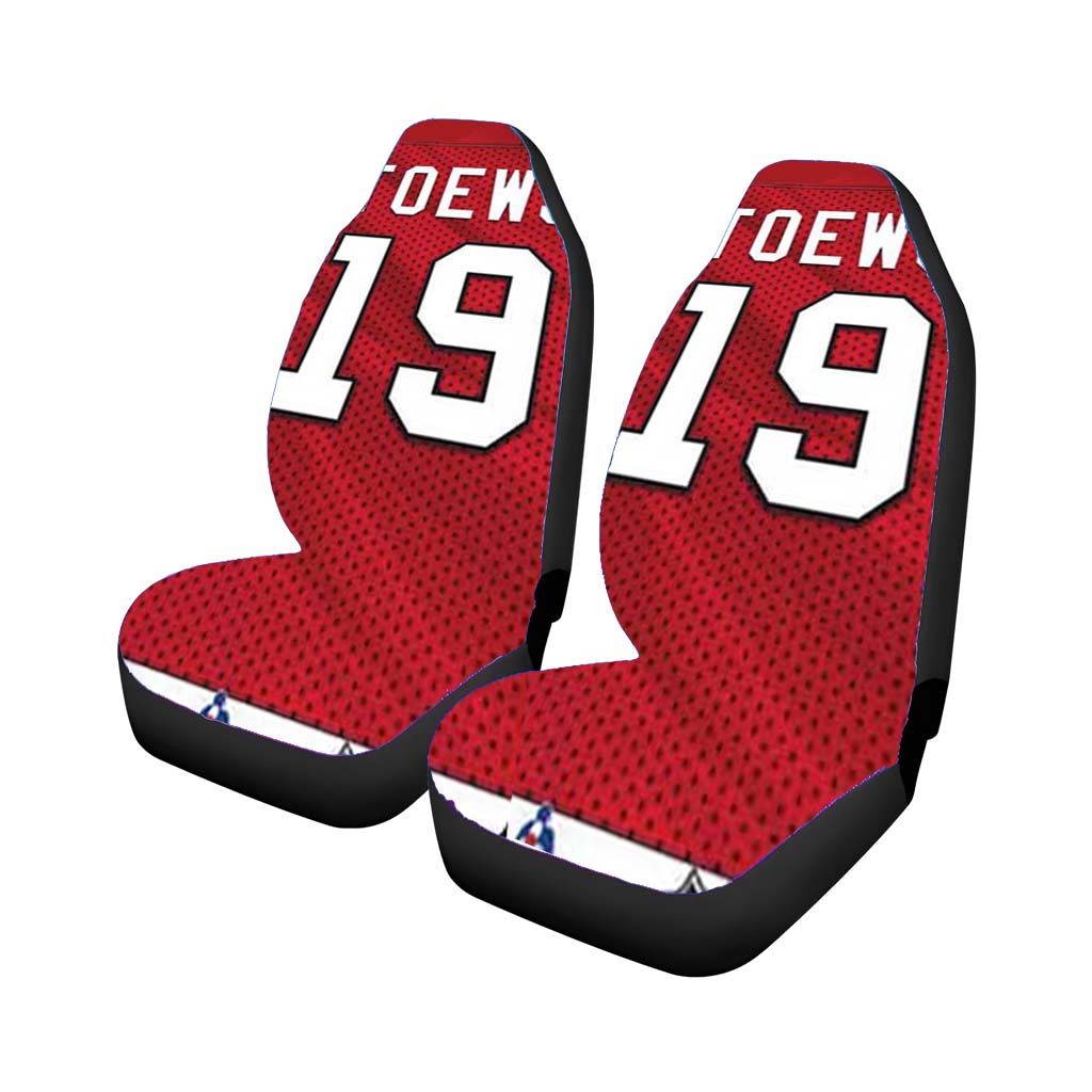 Jonathan Toews Jersey Pattern car Seat Covers