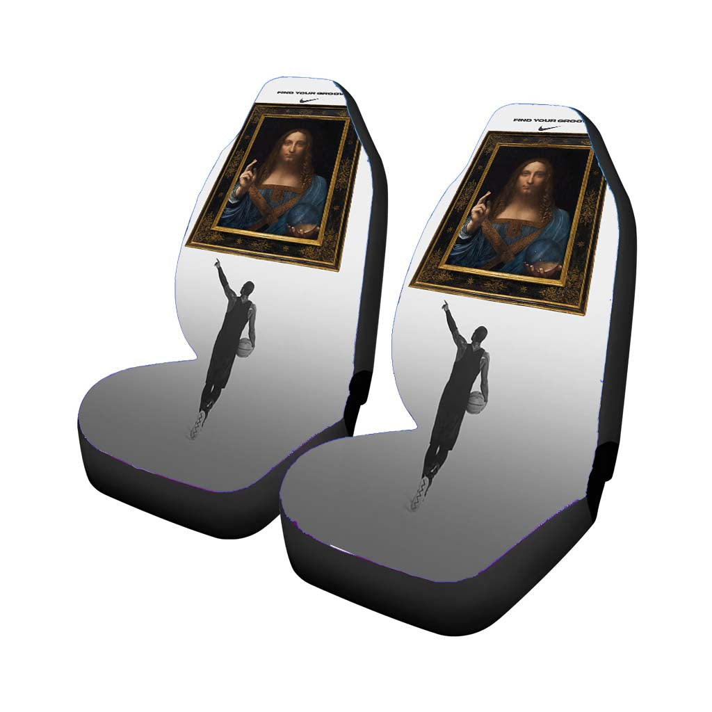 Kyrie Irving Nike Leonardo Davinci car Seat Covers