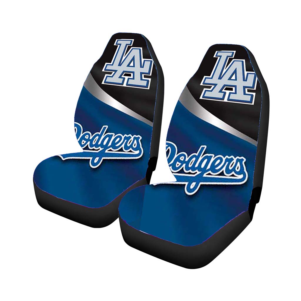 La Dodgers Cloth Logo car Seat Covers