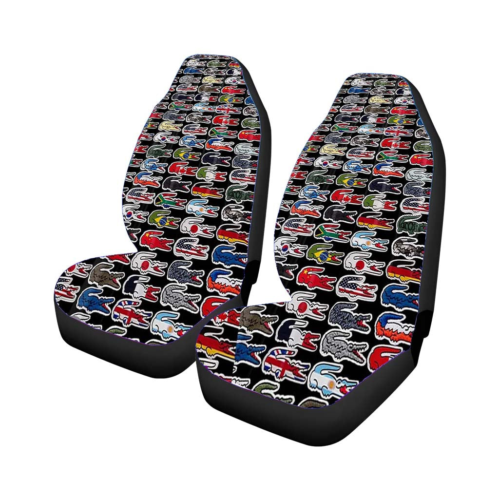Lacoste World Flag car Seat Covers