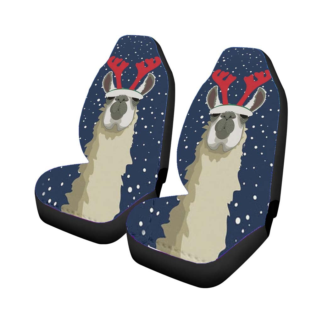 Let It Snow Reindeer car Seat Covers