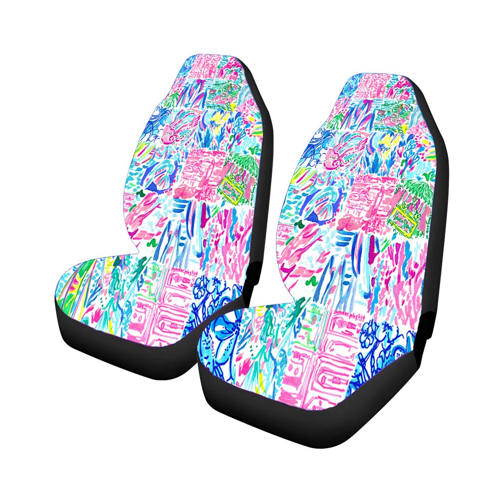 Lilly Pulitzer All Summer Remix car Seat Covers