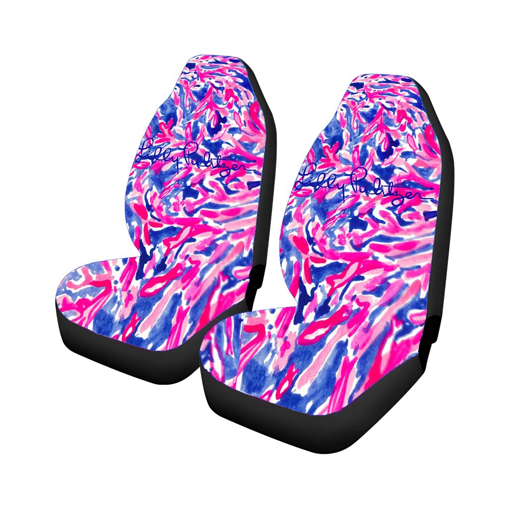 Lilly Pulitzer Logo car Seat Covers
