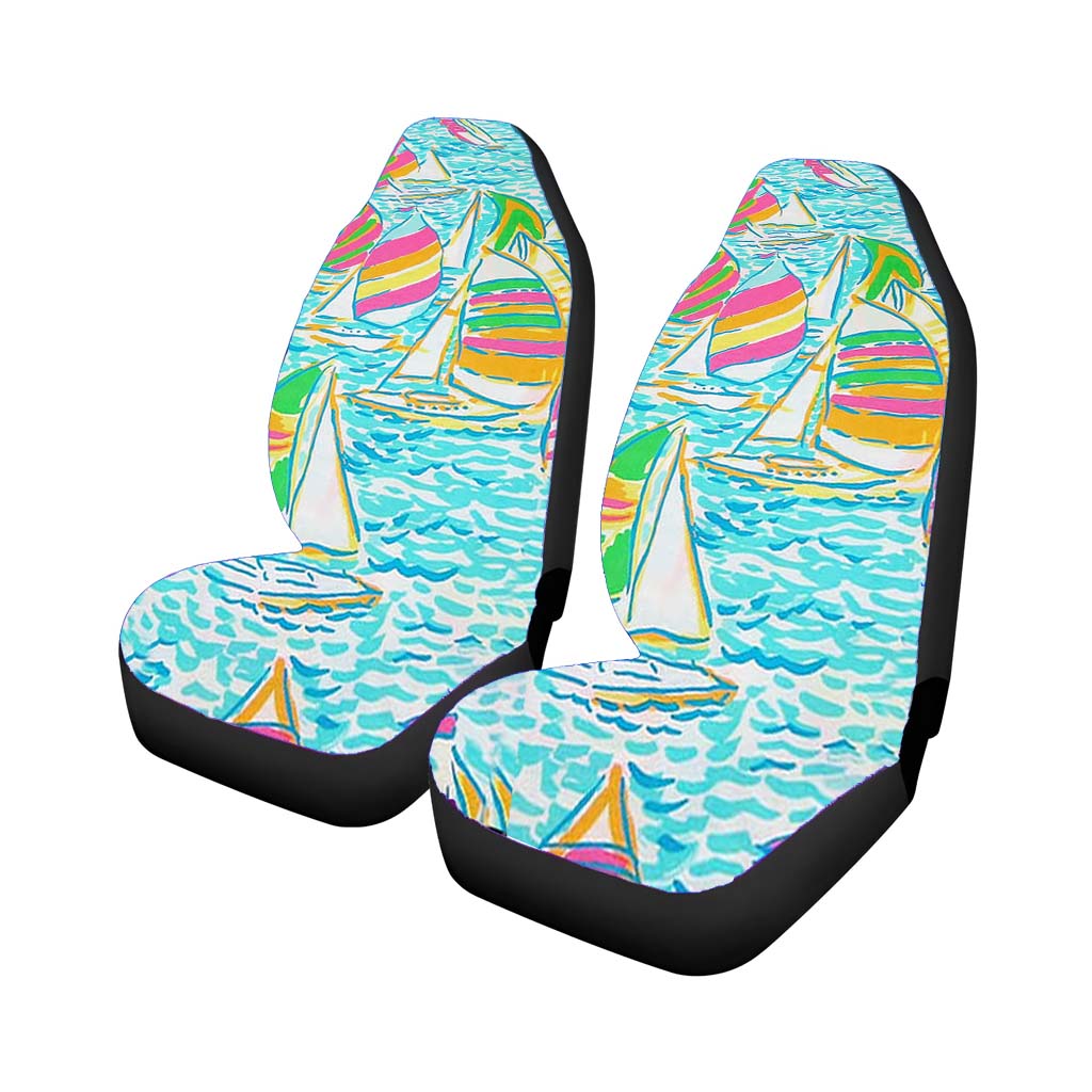Lilly Pulitzer Sailboat car Seat Covers