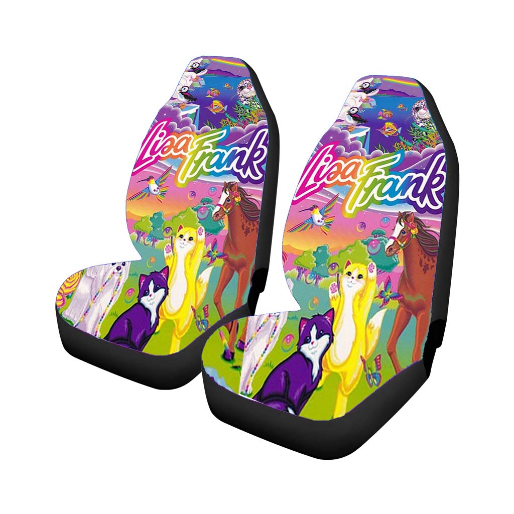 Lisa Frank Logo car Seat Covers