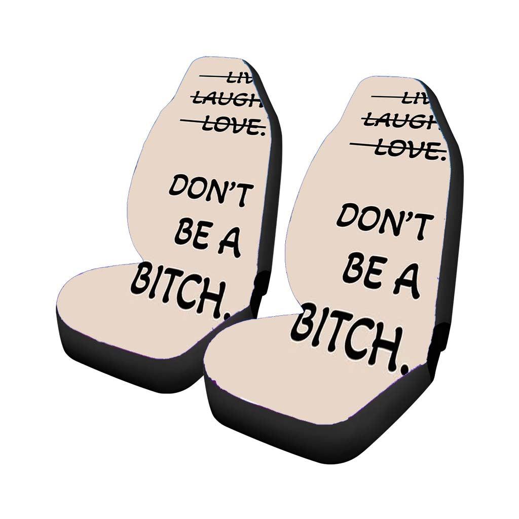 Live Laugh Love Parody car Seat Covers