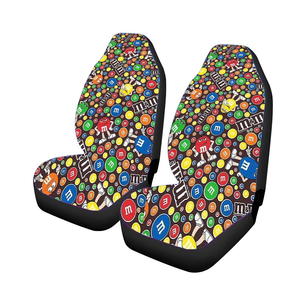 M&M Chocolate Pattern car Seat Covers