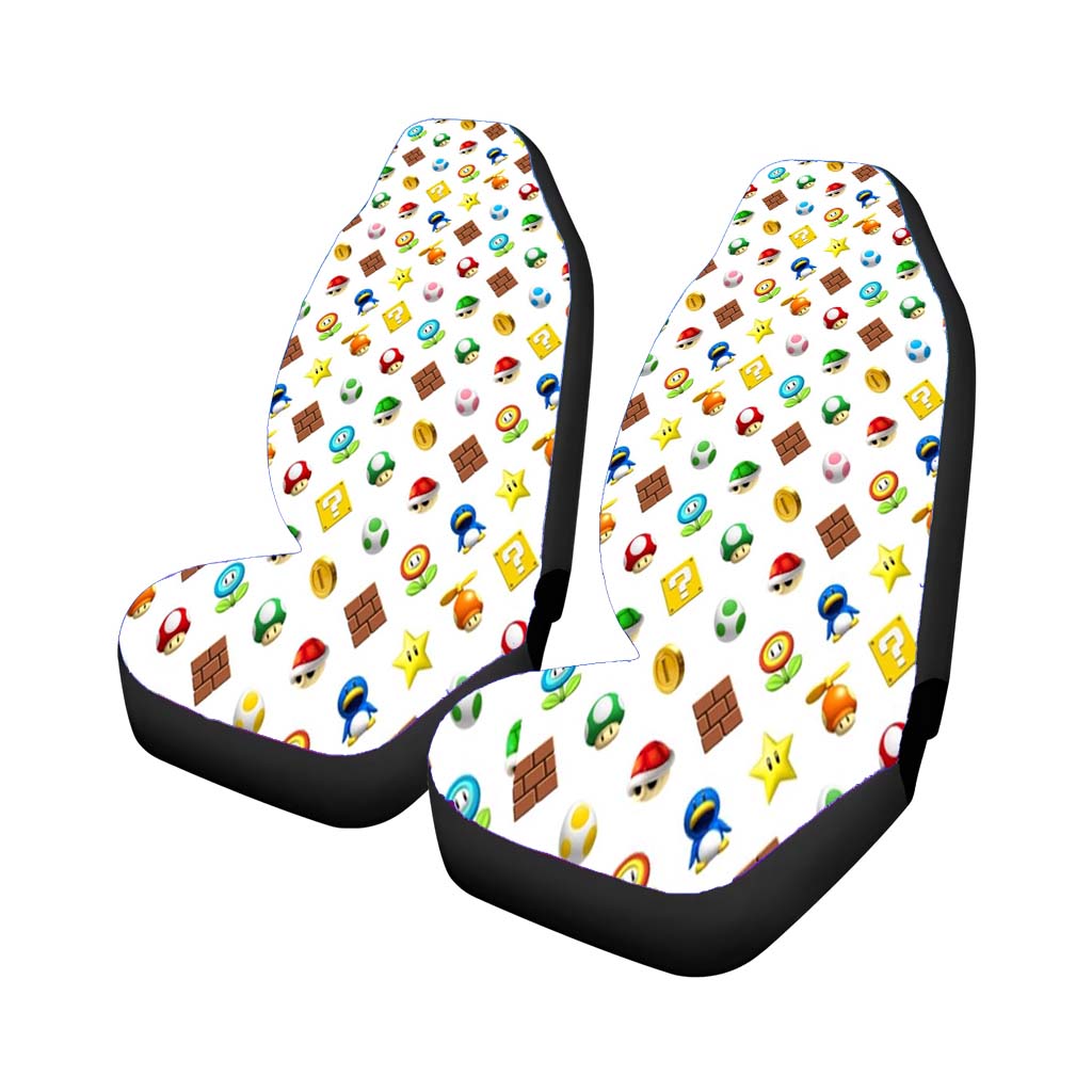 Mario Bros Game Platform Pattern car Seat Covers