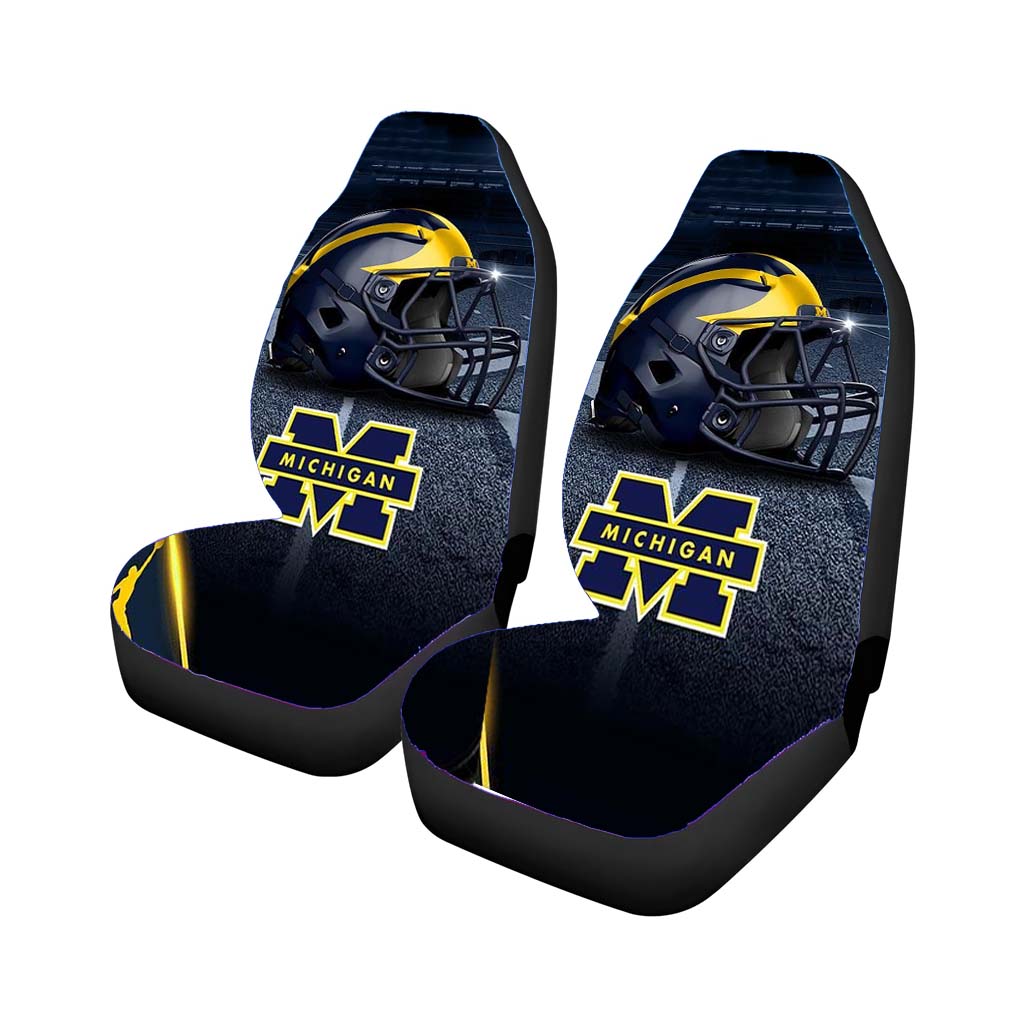 Michigan Wolverines Football 3 car Seat Covers