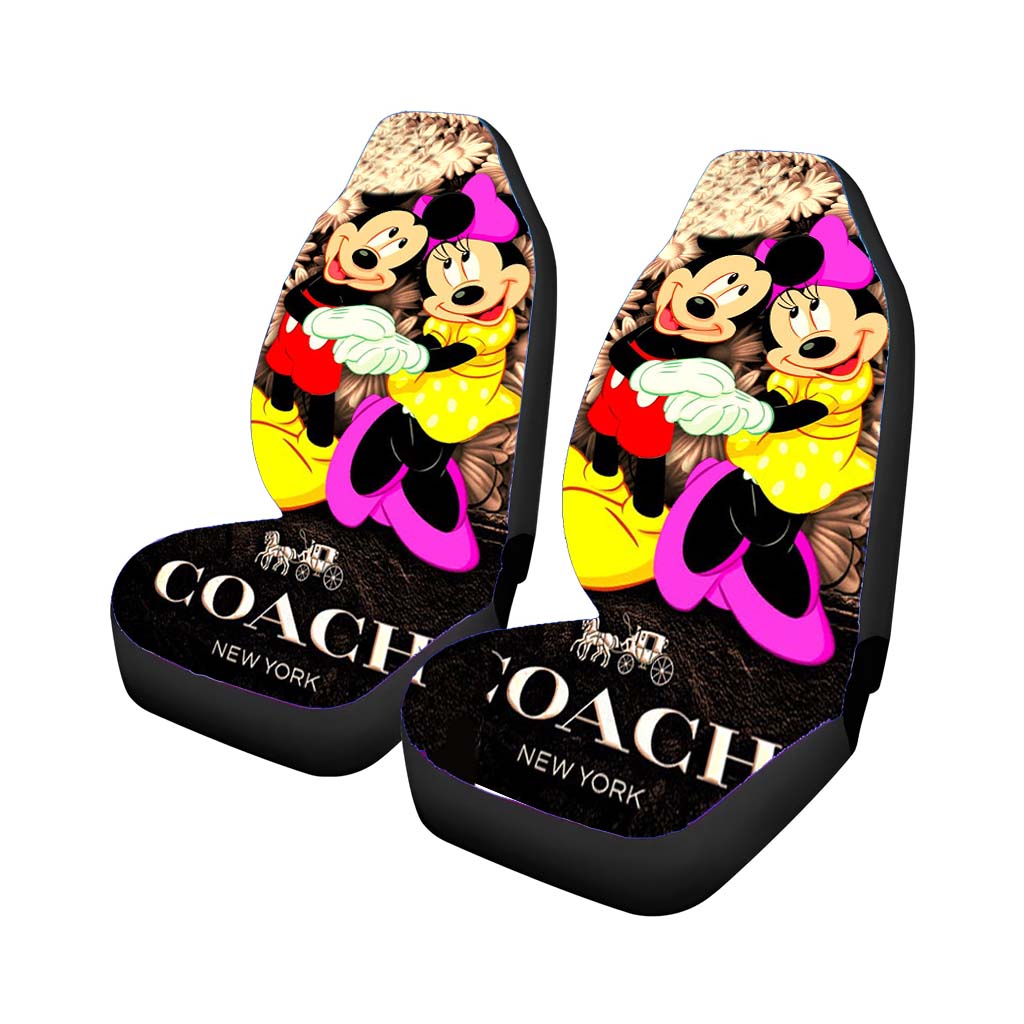 Mickey And Minnie Mouse Coach Cool car Seat Covers
