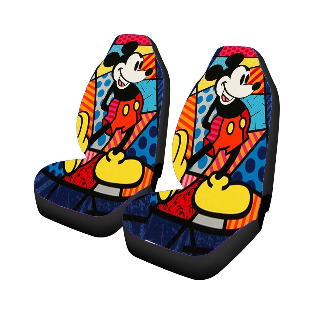 Mickey Mouse Romero Britto car Seat Covers