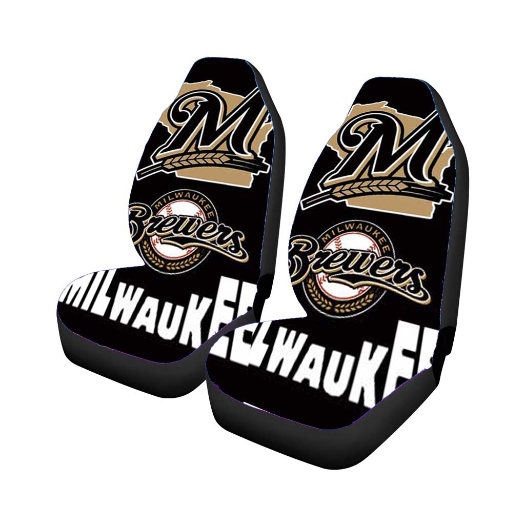 Milwaukee Brewers Logos car Seat Covers